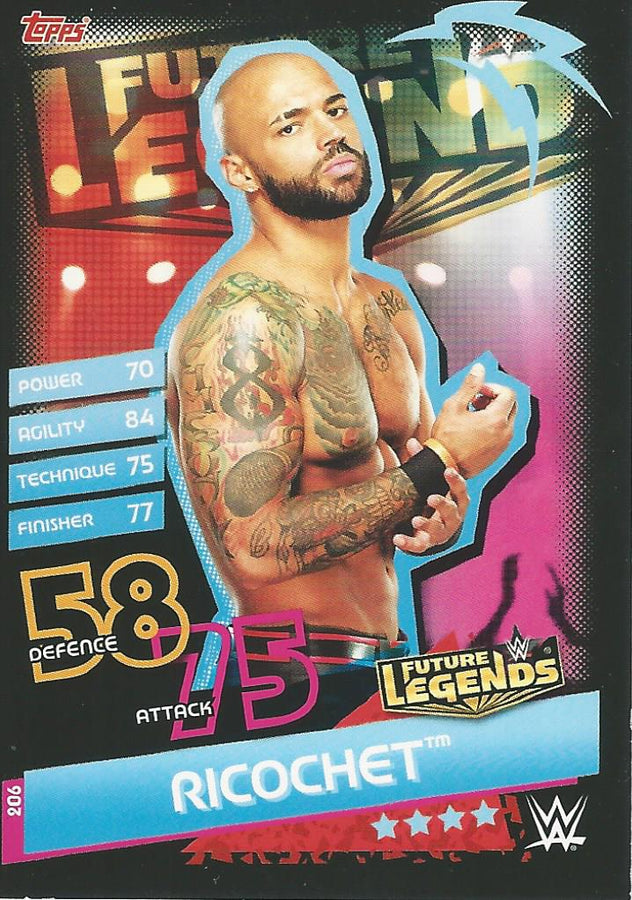 WWE Topps Slam Attax Reloaded 2020 Ricochet #206