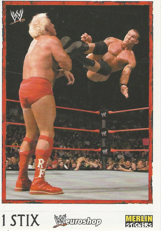 WWE Merlin Heros Stickers 2008 Randy Orton #9