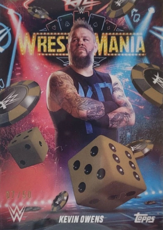 Kevin Owens trading card PW Catalog