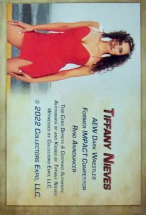 Tiffany Nieves trading card PW Catalog