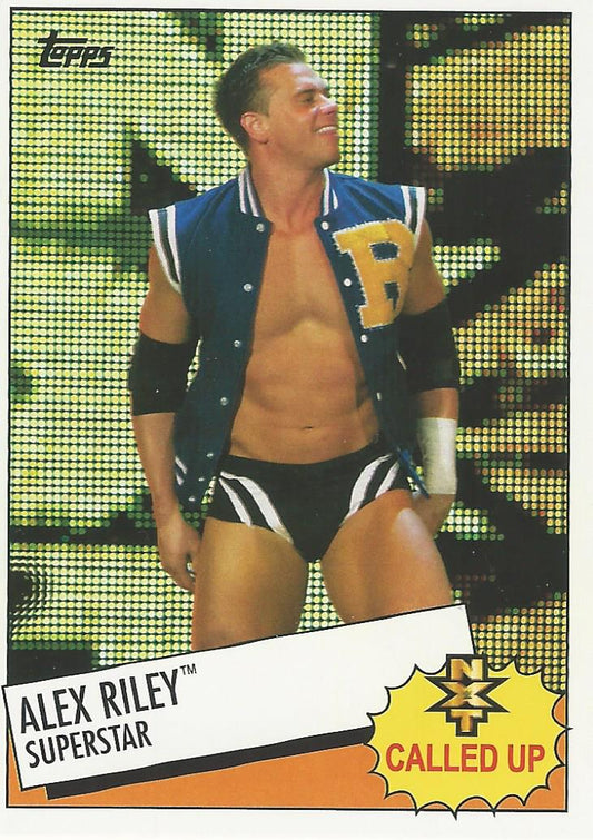 WWE Topps Heritage 2015 Alex Riley 7 of 30 trading card PW Catalog