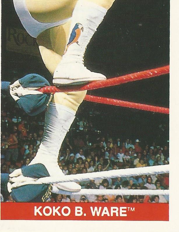 WWF Merlin Sticker Collection 1990 Koko B Ware #207