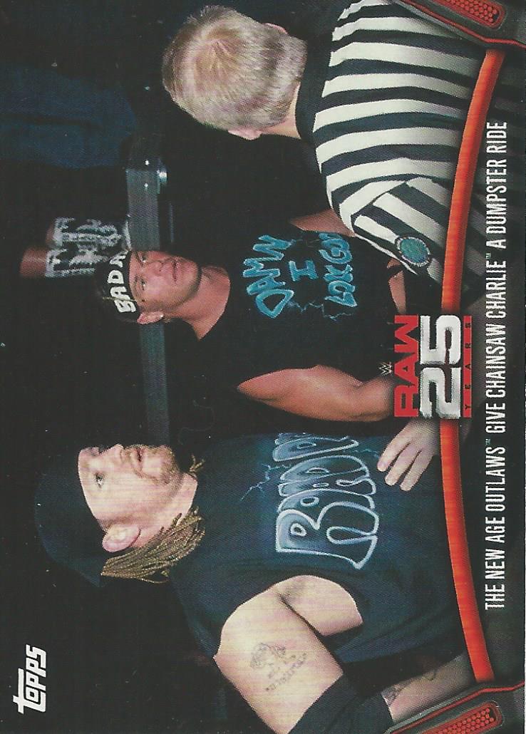 WWE Topps Then Now Forever 2018 New Age Outlaws Raw-7 trading card PW Catalog