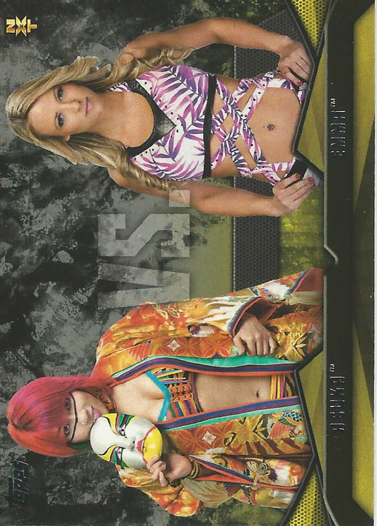 WWE Topps Then Now Forever 2016 Asuka vs Emma #7