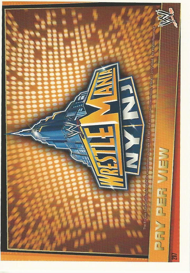 WWE Topps Slam Attax Rebellion 2012 PPV #207