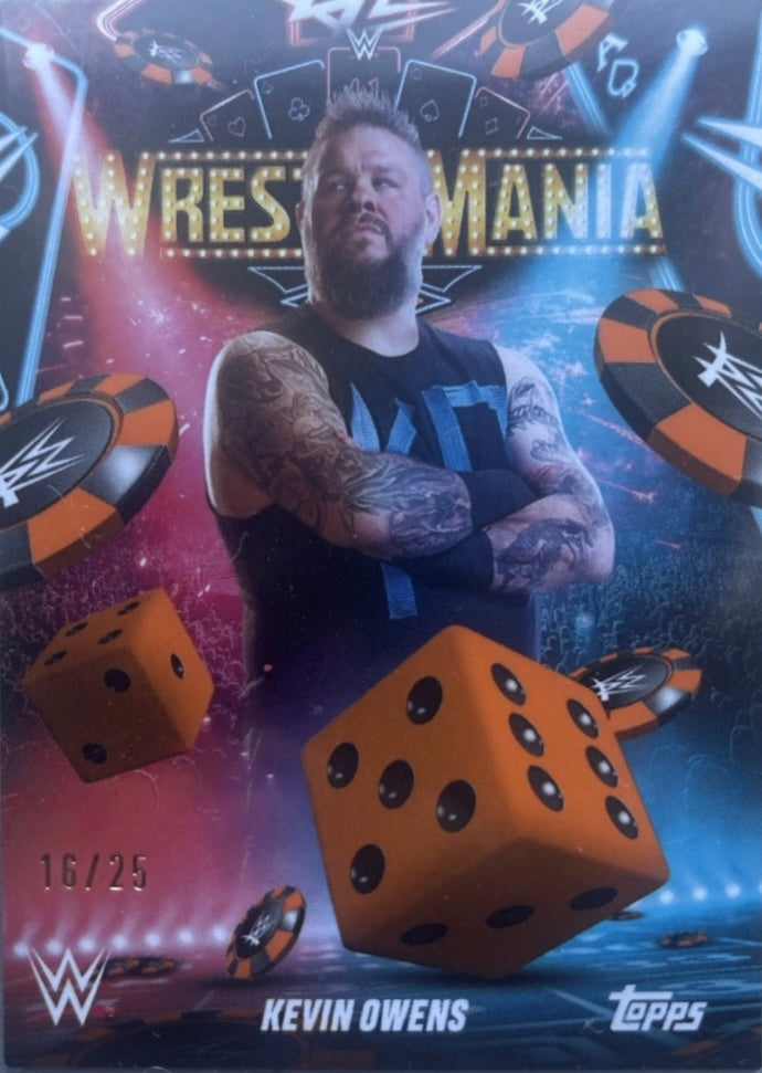 Kevin Owens trading card PW Catalog