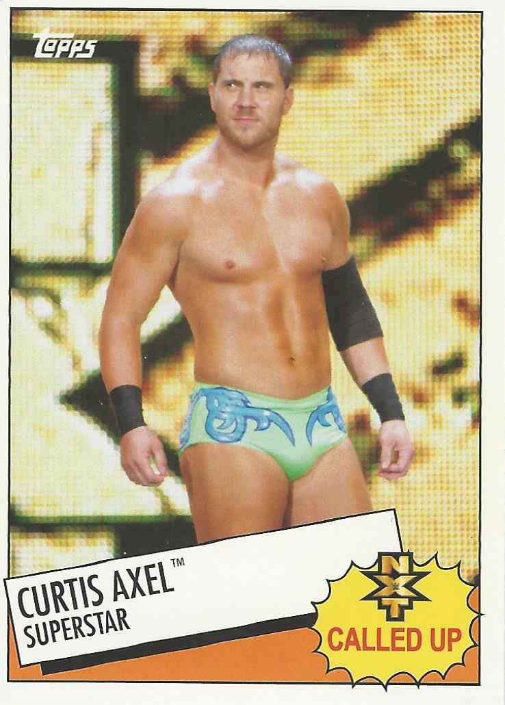 WWE Topps Heritage 2015 Curtis Axel 8 of 30 trading card PW Catalog
