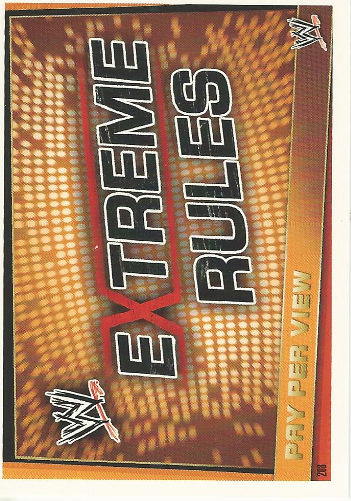 WWE Topps Slam Attax Rebellion 2012 PPV #208
