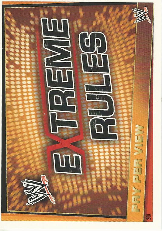 WWE Topps Slam Attax Rebellion 2012 PPV #208