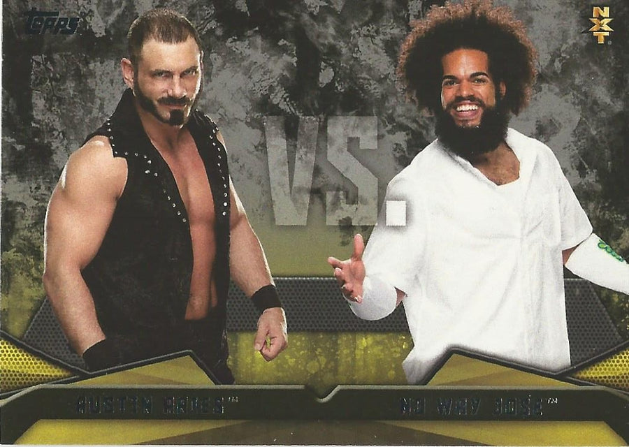 WWE Topps Then Now Forever 2016 Austin Aries vs. No Way Jose #8