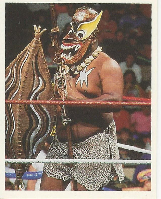 WWF Merlin Stickers 1992 Kamala #208