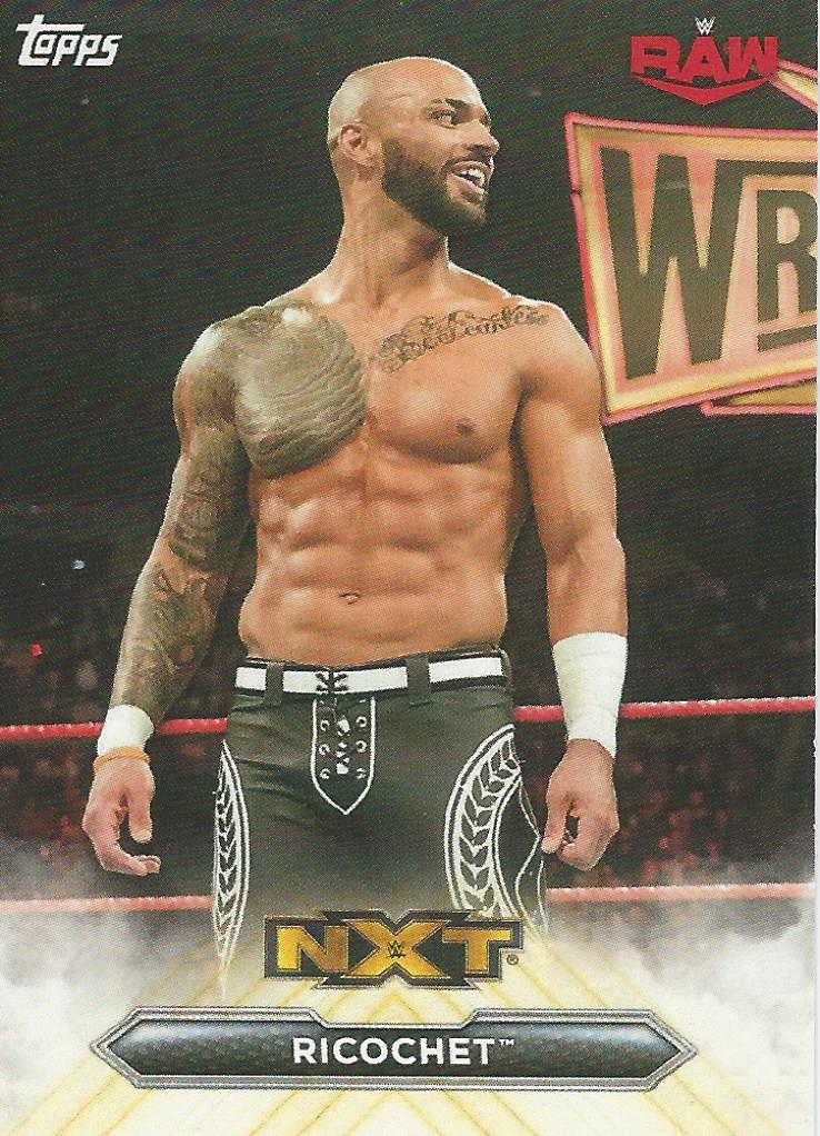 WWE Topps NXT 2020 Ricochet CU-8 trading card PW Catalog