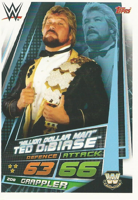 WWE Topps Slam Attax Universe 2019 Million Dollar Man Ted Dibiase #208
