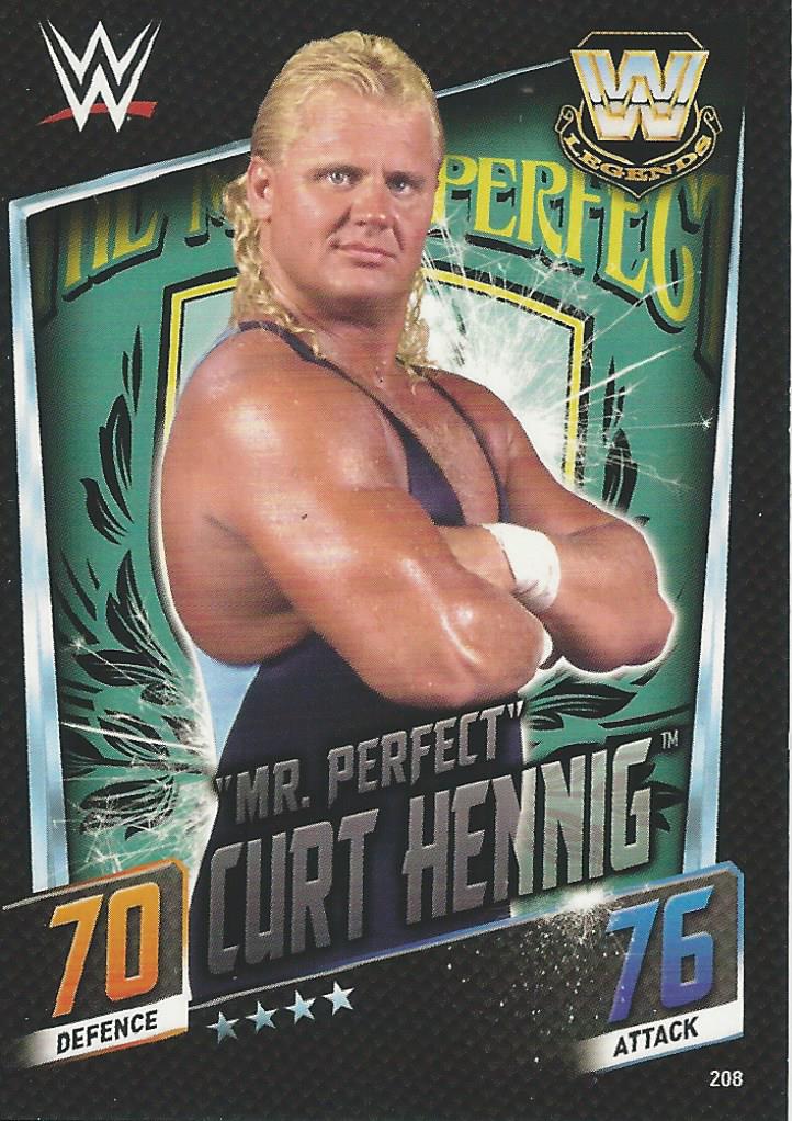 WWE Topps Slam Attax 2015 Then Now Forever Mr Perfect #208