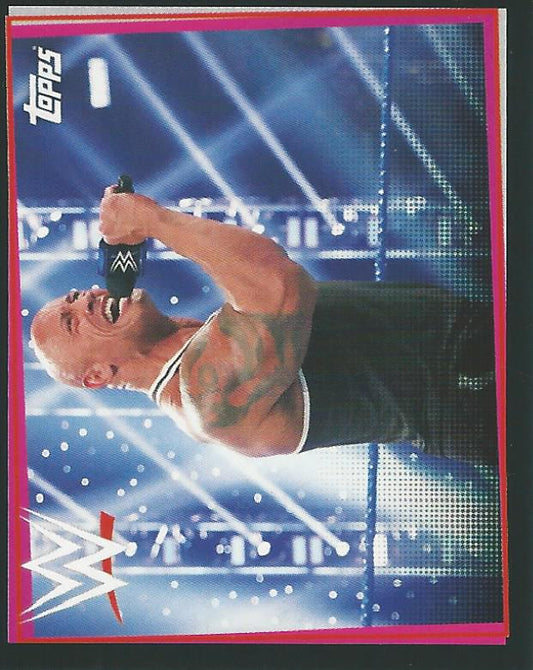 WWE Topps Road to Wrestlemania Stickers 2021 The Rock #208