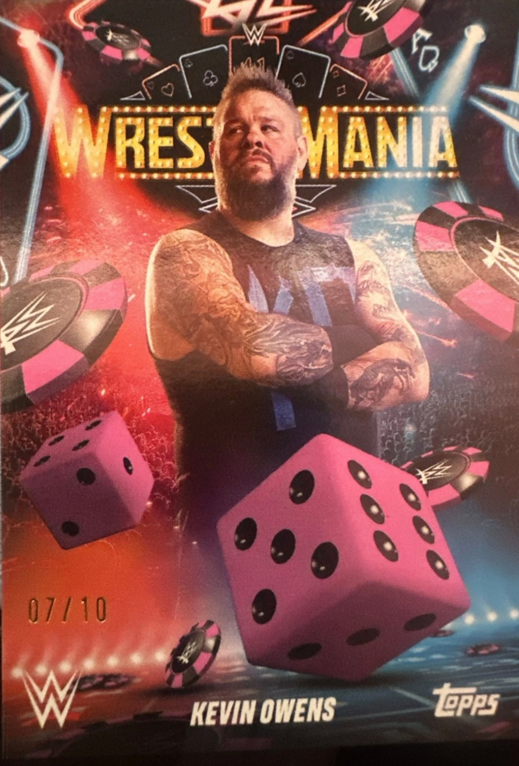 Kevin Owens trading card PW Catalog