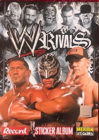 WWE Rivals Stickers Album 2009 From Portugal Stickers Album PW Catalog