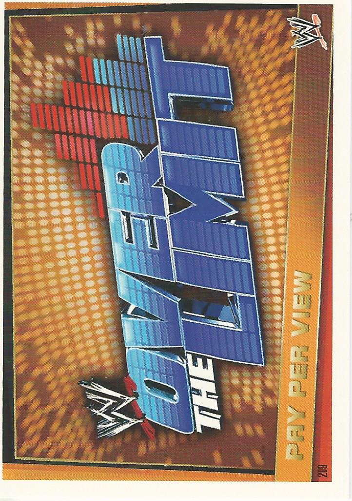 WWE Topps Slam Attax Rebellion 2012 PPV #209