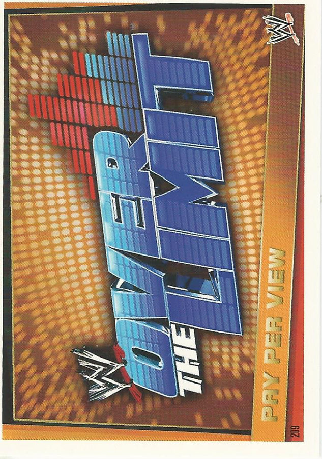 WWE Topps Slam Attax Rebellion 2012 PPV #209