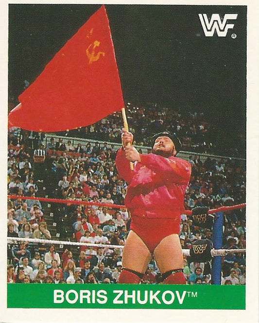 WWF Merlin Sticker Collection 1990 Boris Zhukov #209