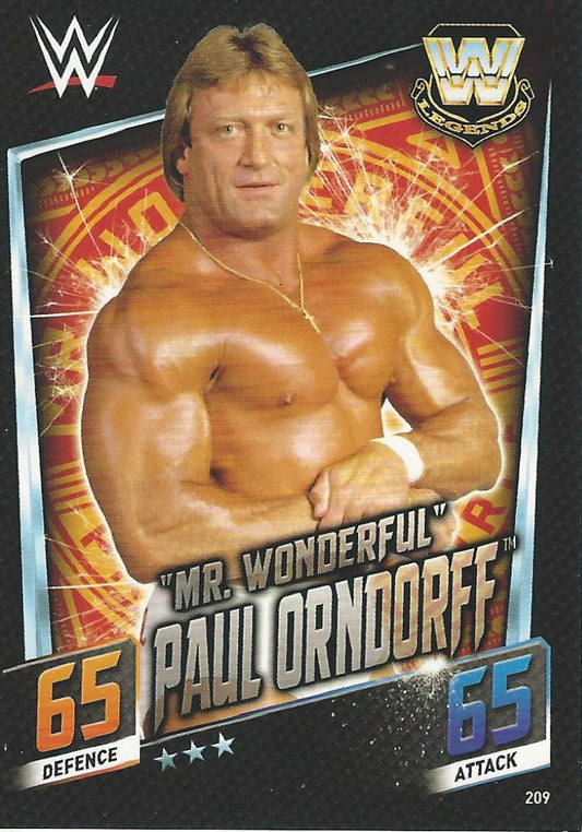WWE Topps Slam Attax 2015 Then Now Forever Paul Orndorff #209
