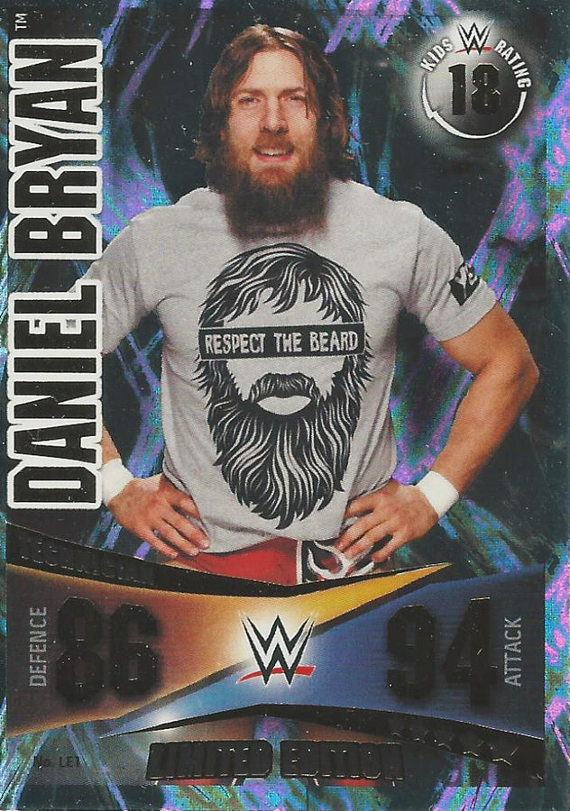 WWE Topps Slam Attax Rivals 2014 Daniel Bryan Limited Edition LE1 trading card PW Catalog