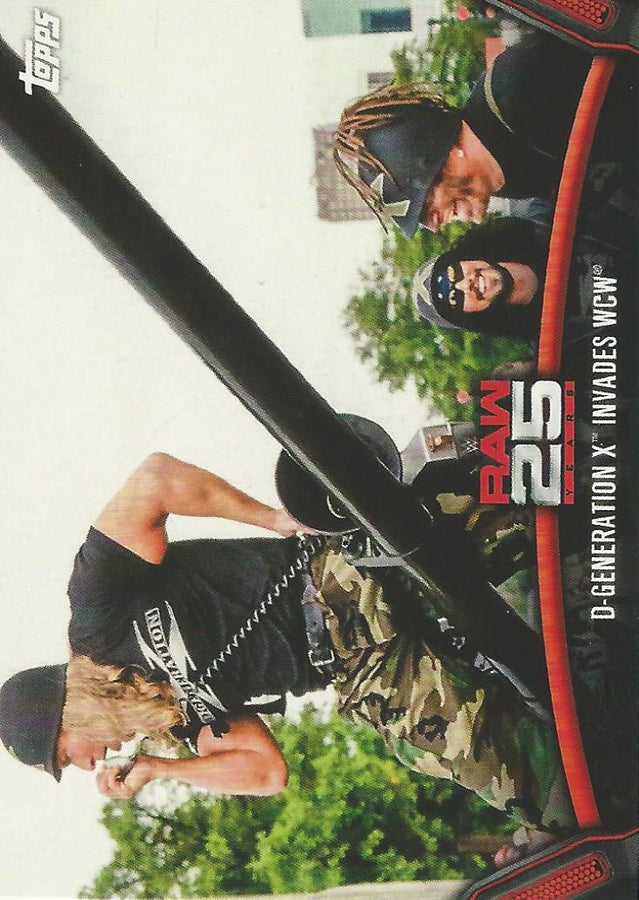 WWE Topps Then Now Forever 2018 DX Raw-9 trading card PW Catalog