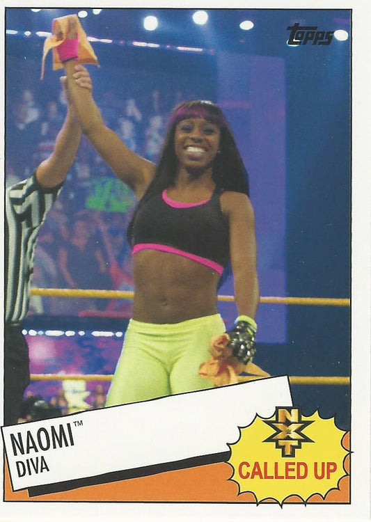 WWE Topps Heritage 2015 Naomi 9 of 30 trading card PW Catalog