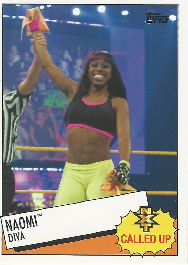 WWE Topps Heritage 2015 Naomi 9 of 30 trading card PW Catalog
