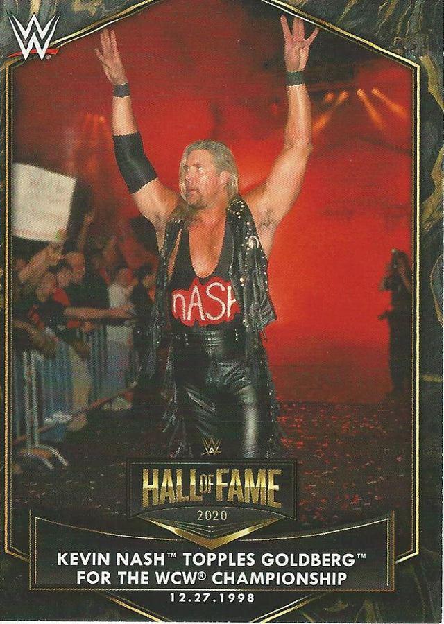 WWE Topps 2021 Kevin Nash HOF-8 trading card PW Catalog