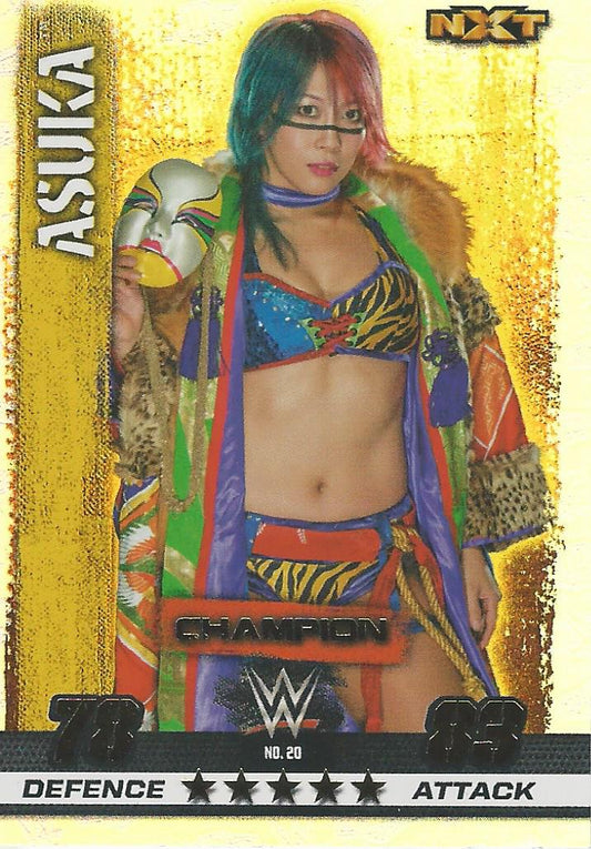 WWE Topps Slam Attax 10th Edition 2017 Champion Asuka #20