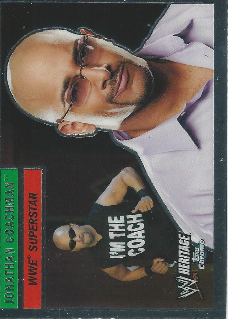 WWE Topps Chrome Heritage 2006 Jonathan Coachman #20
