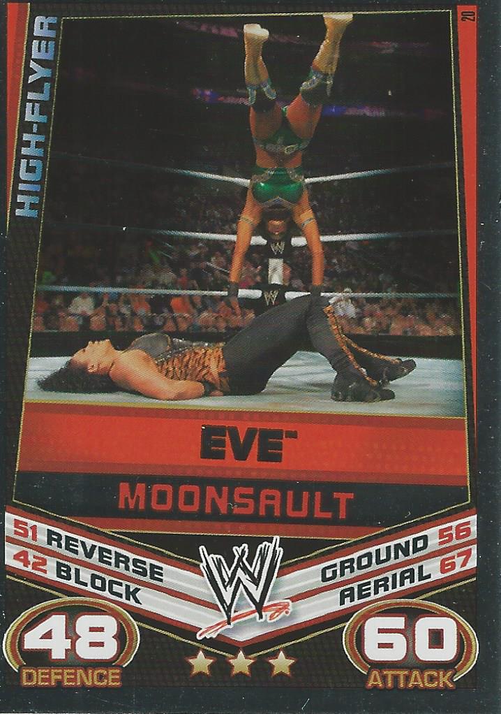 WWE Topps Slam Attax Rebellion 2012 Eve Torres #20