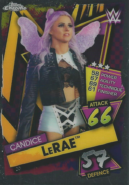 WWE Topps Slam Attax Chrome 2021 Candice LeRae #20