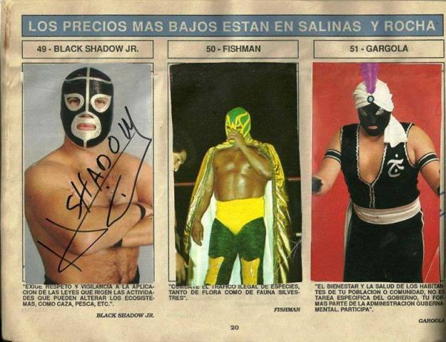 Super Album de Luchas Stickers Album 1991 From Mexico Stickers Album PW Catalog