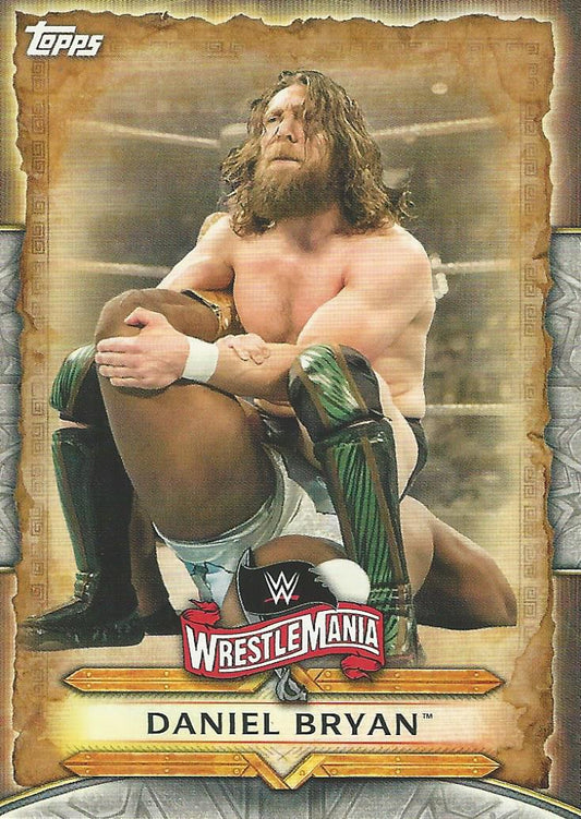 WWE Topps Road to Wrestlemania 2020 Daniel Bryan WM-20 trading card PW Catalog