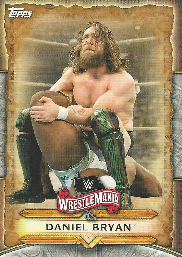 WWE Topps Road to Wrestlemania 2020 Daniel Bryan WM-20 trading card PW Catalog