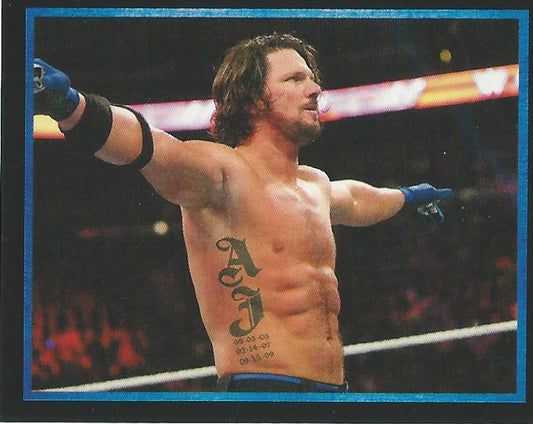 WWE Topps Stickers 2017 AJ Styles #20