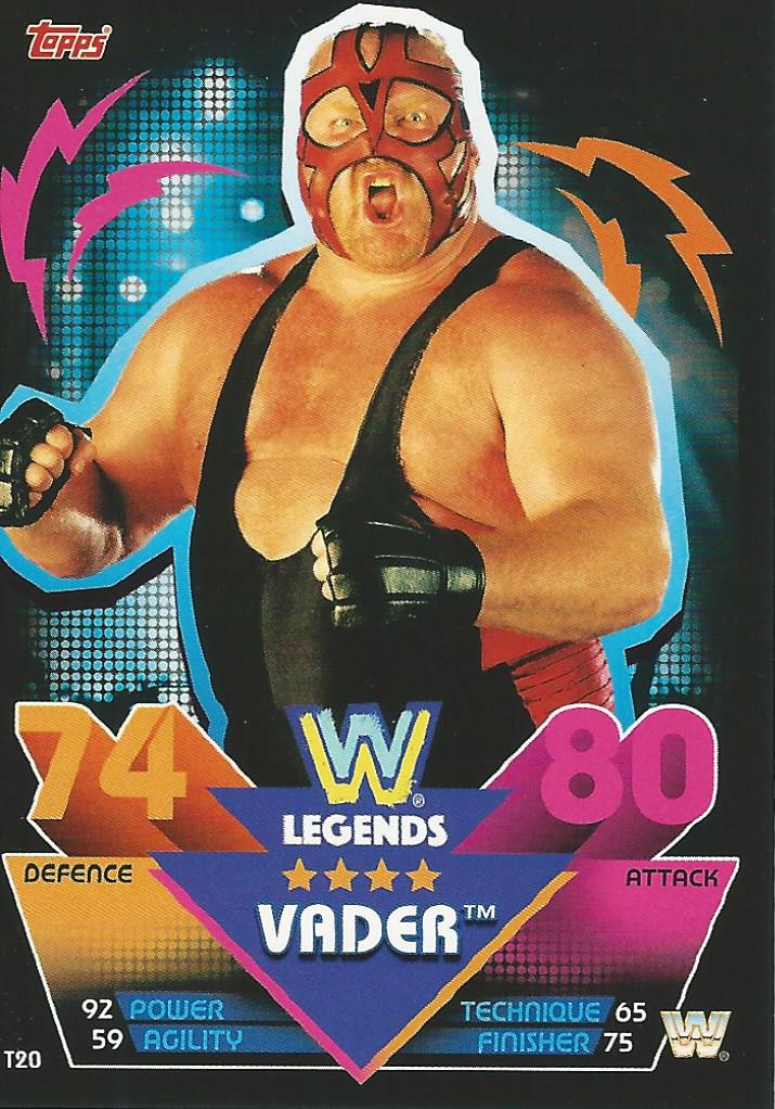WWE Topps Slam Attax Reloaded 2020 Vader T20 trading card PW Catalog