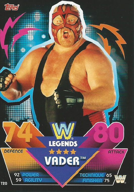 WWE Topps Slam Attax Reloaded 2020 Vader T20 trading card PW Catalog