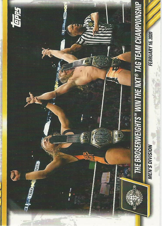 WWE Topps NXT 2021 Matt Riddle and Pete Dunne #3