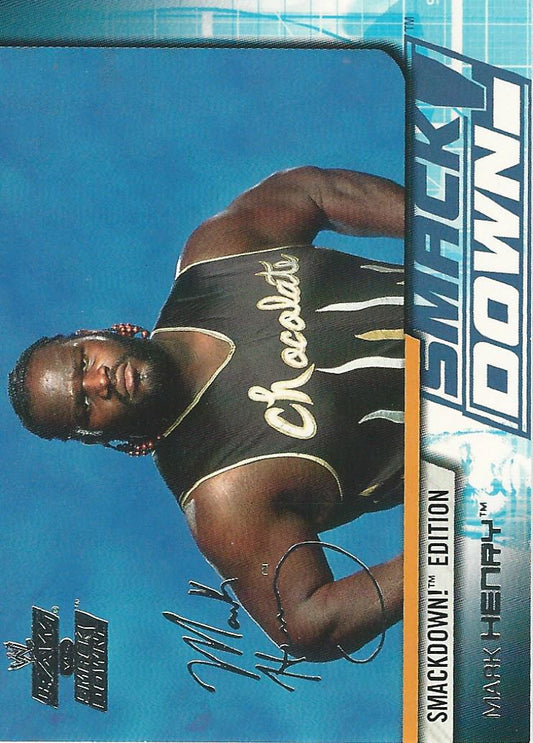 WWE Fleer Raw vs Smackdown 2002 Mark Henry #20