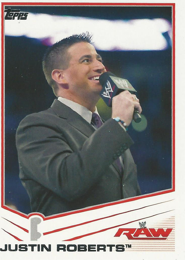 WWE Topps 2013 Justin Roberts #20