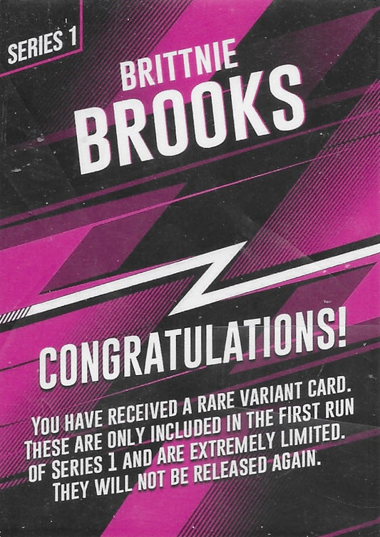 Brittnie Brooks trading card PW Catalog
