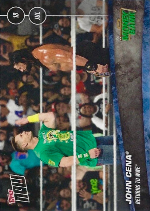 John Cena Returns to WWE trading card PW Catalog