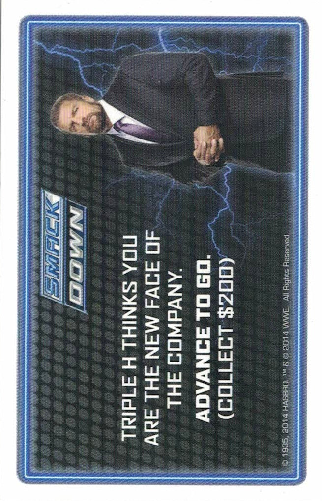 Triple H Thinks You Are the New Face of the Company trading card PW Catalog