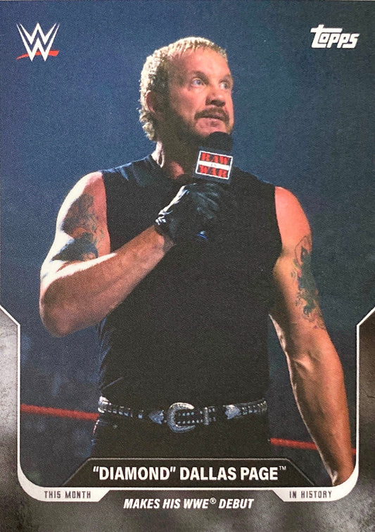 RAW IS War – June 18, 2001 “Diamond” Dallas Page Makes HIS WWE Debut trading card PWcatalog