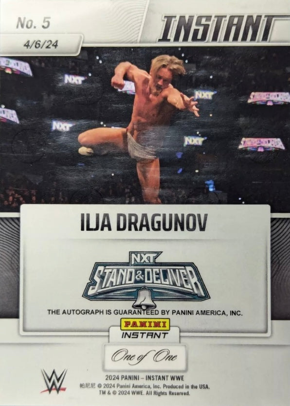 Ilja Dragunov – Ilja Dragunov Retains the NXT Championship trading card PW Catalog