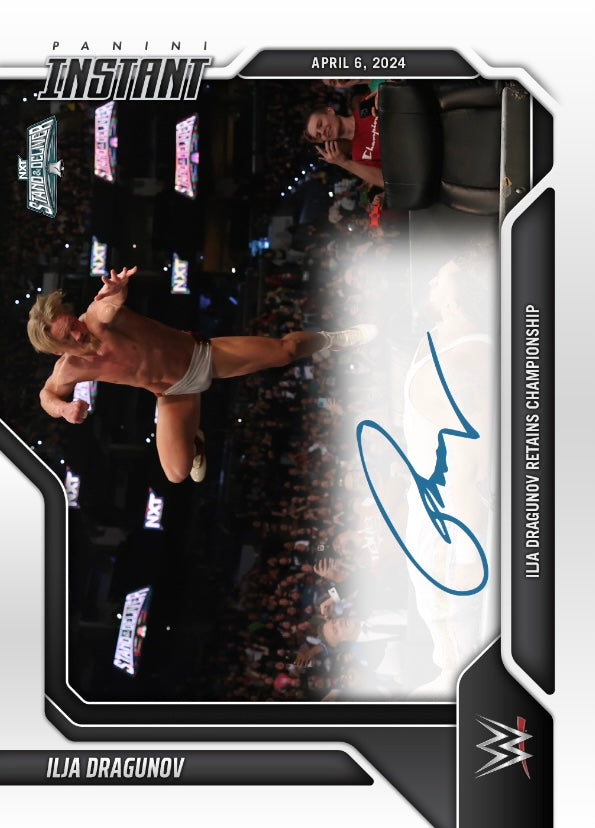 Ilja Dragunov – Ilja Dragunov Retains the NXT Championship trading card PW Catalog