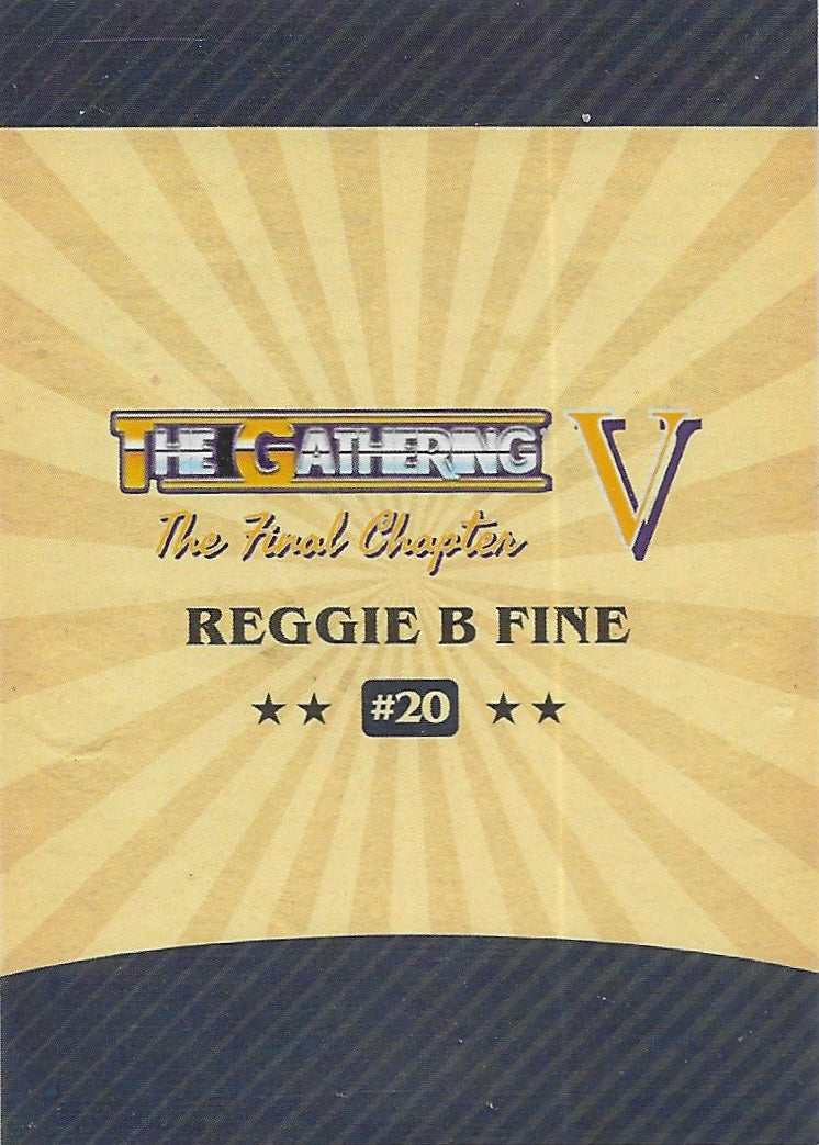 Reggie B. Fine trading card PW Catalog